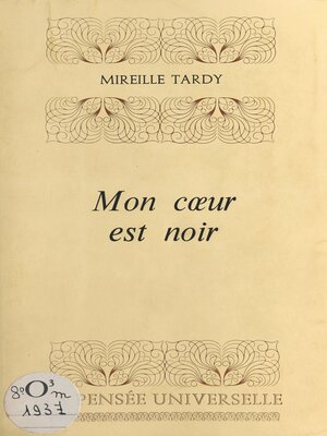 cover image of Mon cœur est noir
